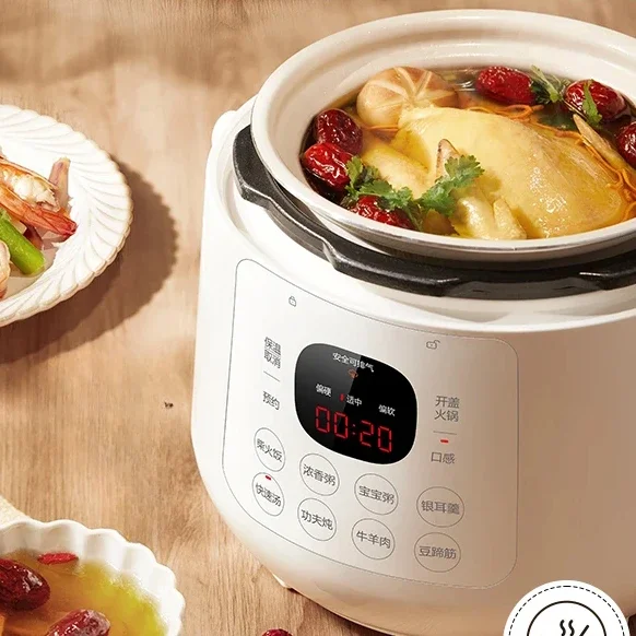DK130: Compact Electric Pressure Cooker, 13 Person Automatic HighPressure Rice Pot, MultiPurpose Smart Cooker for Small 2