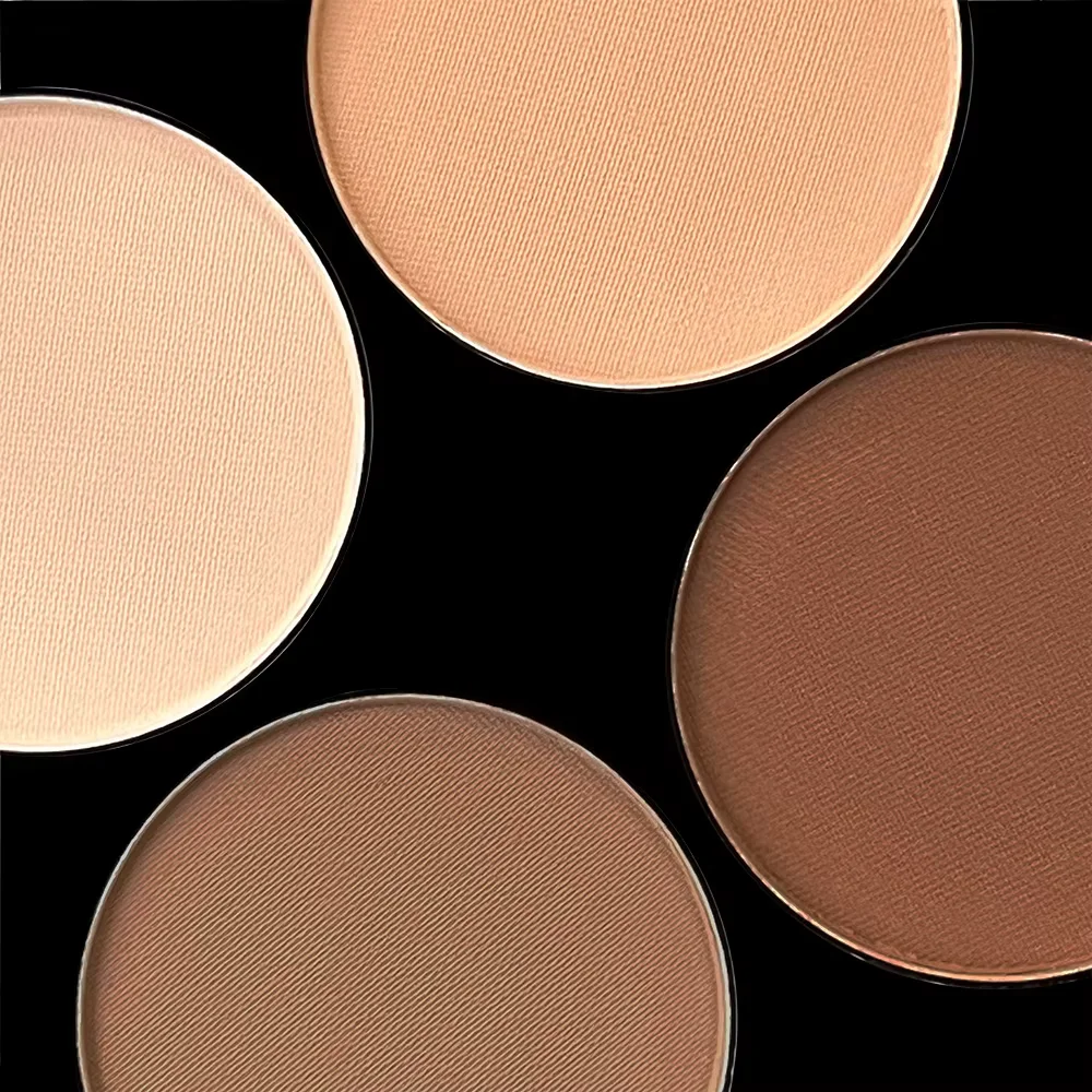 6-color Matte Contouring Brush Set Waterproof Long-lasting Color development Compact Shade Powder
