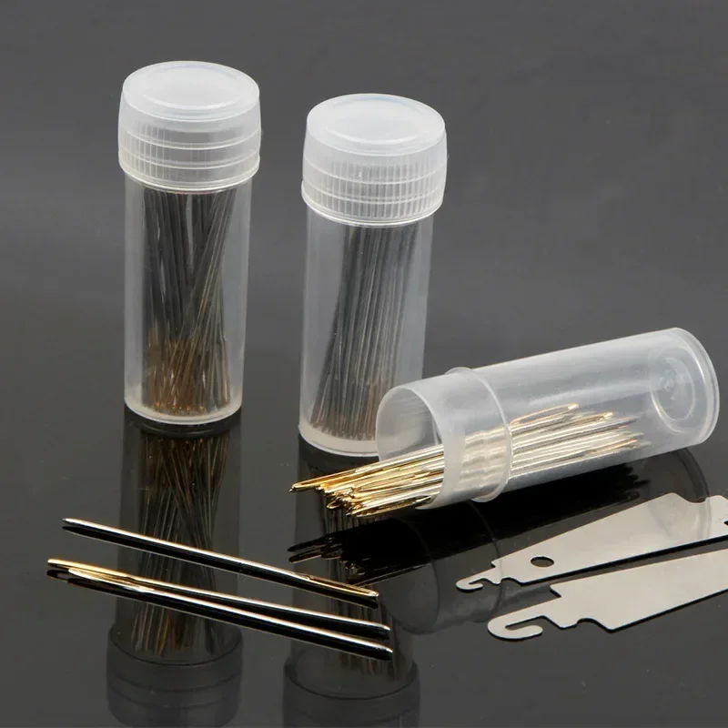 30pcs Cross Stitch Needles Gold Tail Blunt Embroidery Needlework Tools