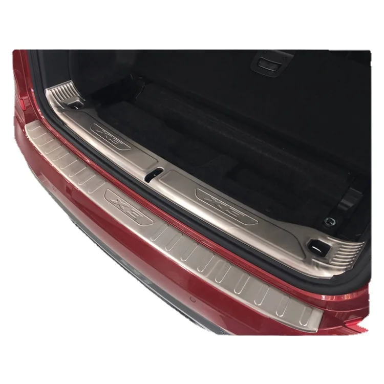

Stainless Fit For BMW X3 2018-2022 Chrome Rear Trunk Bumer Protection Cover Trim Garnish Decorative Accessorries