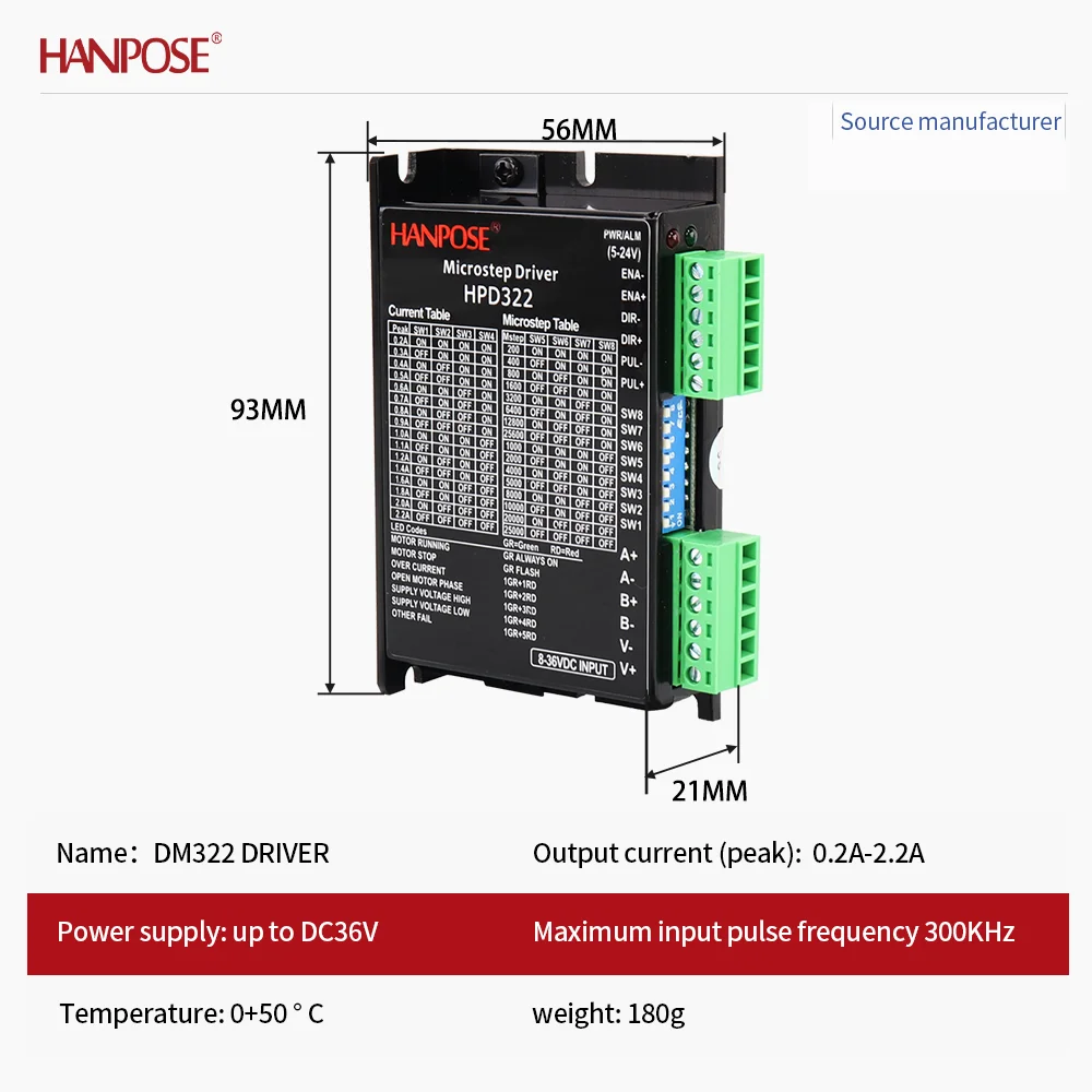 NEMA17 17HS4401+HPD322 스테퍼 모터 2.3V 1.5A 2상 4선 3D 프린팅 액세서리 모터 제조업체 직접 판매