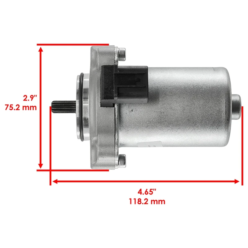 Replacement Shift Motor Assembly Starter 31300-HP5-601 430-58007 For Honda 2007- TRX420FA /FE/TE/FPA/FPE, TRX500FE /FA/FPE