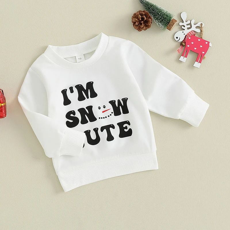 Toddler Pullover Warm Winter Sweater with Cute Reindeer Pattern for Infant Boys and Girls Cozy Christmas Outfit 3