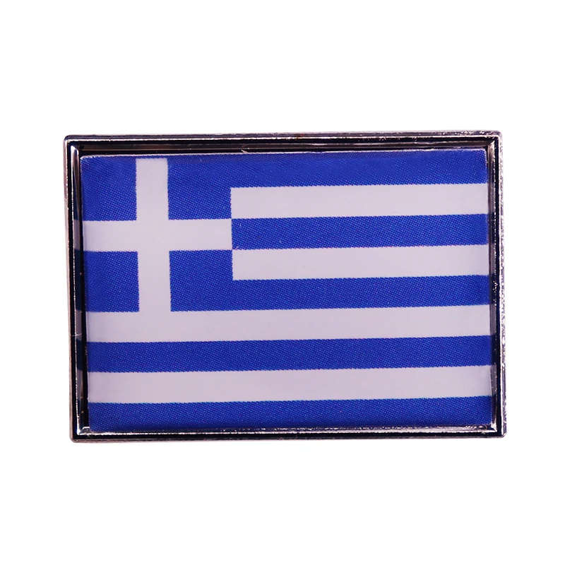 koppeling Ontrouw Geometrie Blauw En Wit Kruis En Gestreepte Vlag Van Griekenland Broche Badge Pinnen  Accessoire Sieraden| | - AliExpress