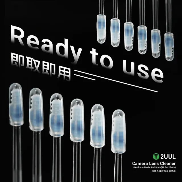 طقم أعواد الجل اللاصقة 2UUL لتنظيف عدسات الكاميرا والشاشات (48 قطعة) 5