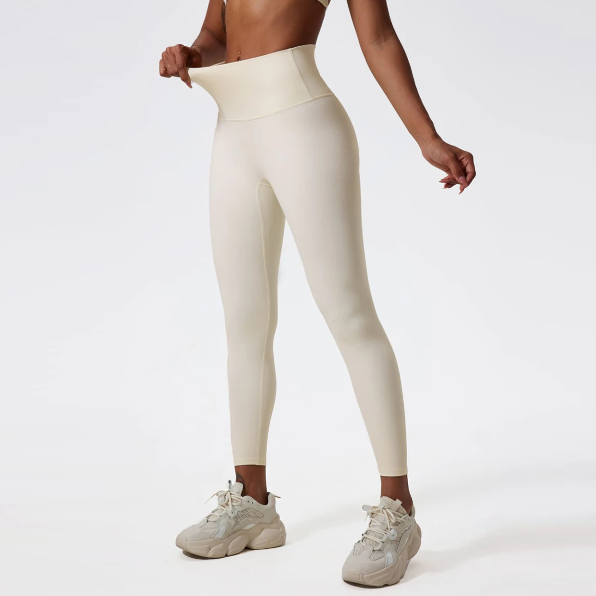 Super Soft Fabrics Yoga Pants High Waist Tights Women Push Up Sports Leggings Women Breathable higher Quality Gym Leggings Woman - תמונה 4