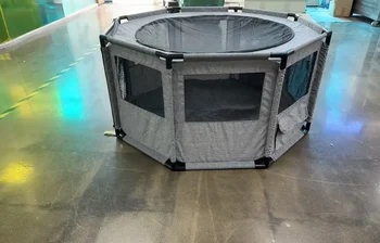 Dog Playpen, Cat Dog Crate Portable Pet Exercise Cage Kennel House Puppy Playpen Animal Playpen Indoor/Outdoor, Water-Resistant 5