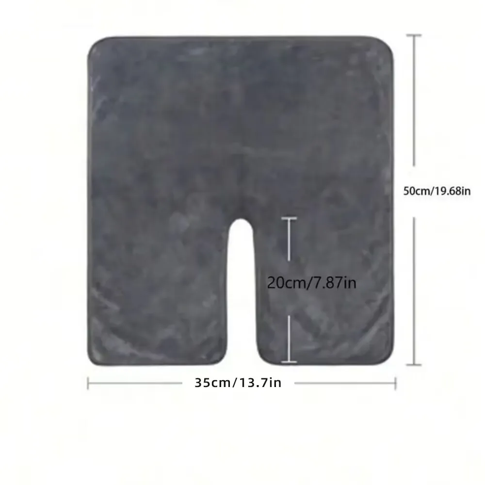 U-Shaped Ultra-Fine Fiber Beauty Towel Soft Absorbent Quick-Dry for Salon & Spa