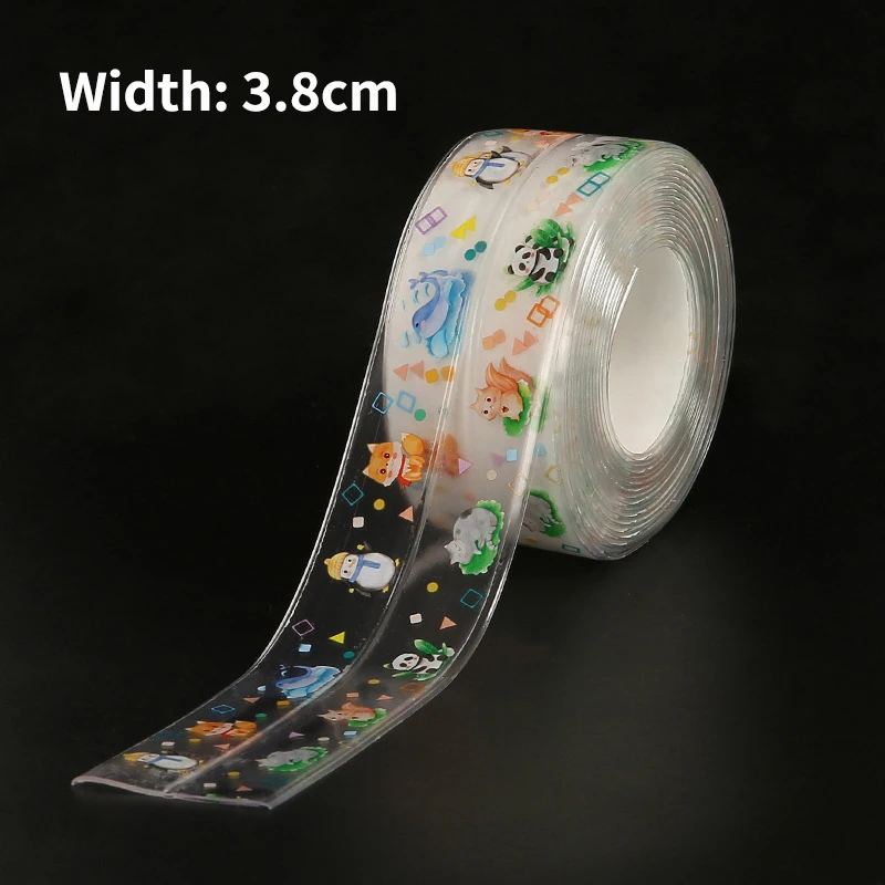 2021 New Bathroom Kitchen Shower Sink Bath Sealing Strip Tape Caulk Strip Self Adhesive Waterproof Wall Sticker Sink Edge Tape 