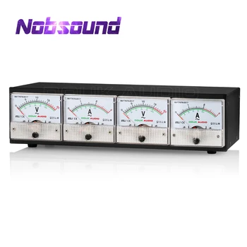 Nobsound CT3 듀얼 아날로그 전력 테스터, 증폭기/스피커 채널 밸런스 전압 전류 검출기, VU 미터 레벨 표시기