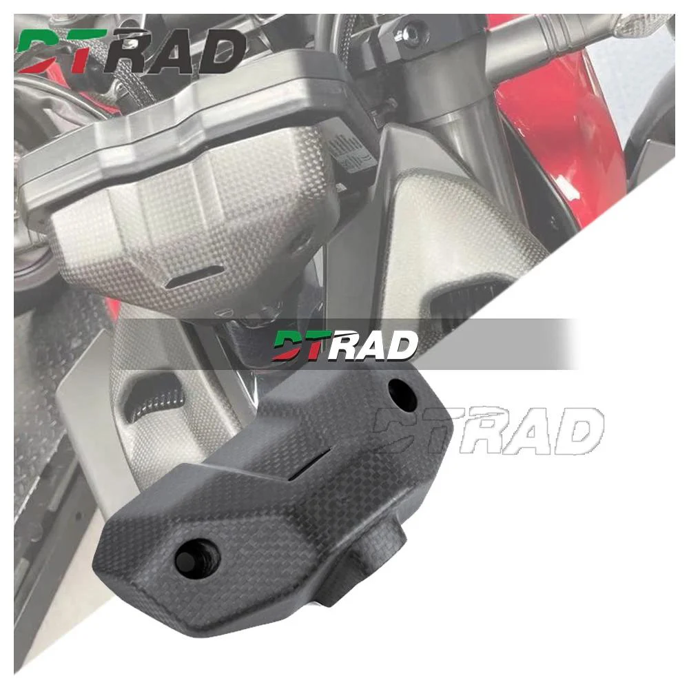 

Motorcycle Full Carbon fiber Instrument Cover Dashboard Case For DUCATI Streetfighter V4 V4S 2018-