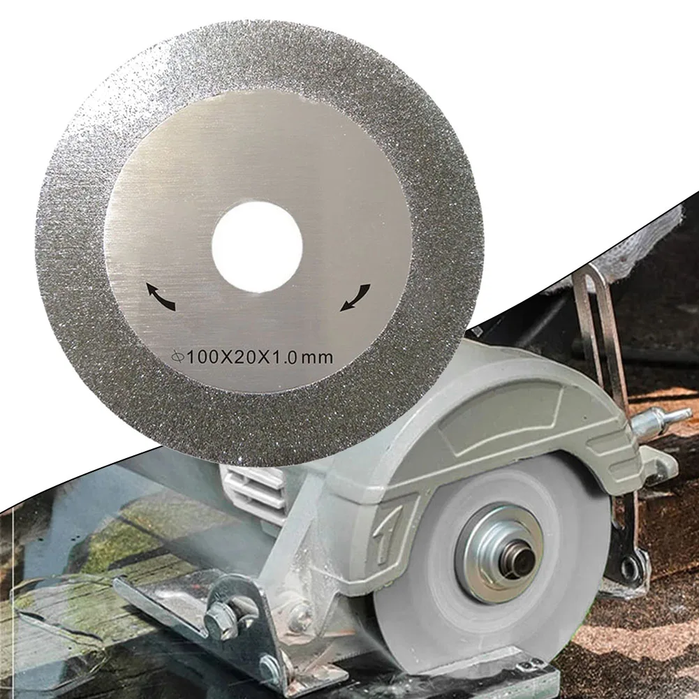 

100mm Glass Cutting Disc Marble Saw Blade Ceramic Tile Jade Polishing Grinding Home DIY Power Tool Spare Parts For Replacing