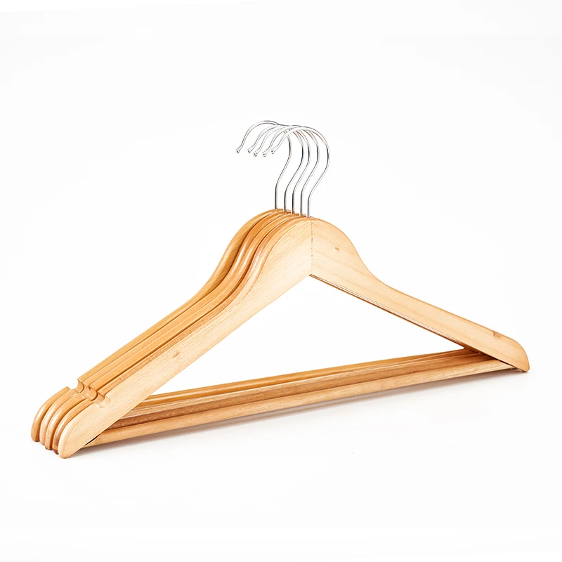 Clothes Hanger Storage Hanger 10PCS Wood Coat Hanger 45CM for Household Hanging Clothes