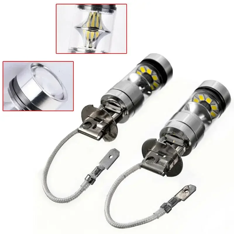 H3 LED Foglights Conversion Kit Bulbs High Low Beam 100W 6000K Super White 3000K Auto Driving Headlight High Low 12V 24V led bulb,led fog light,led headlight,led light