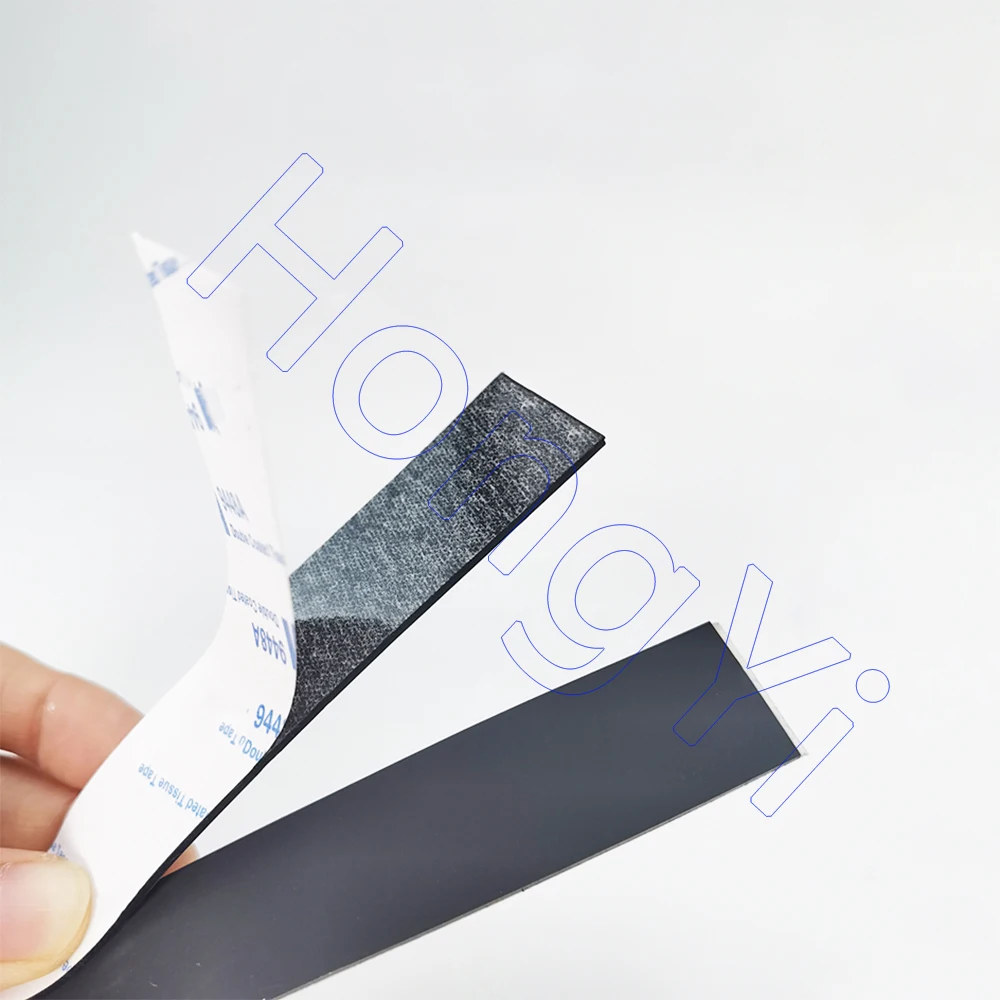 1Pcs Thick 0.5 1 1.5 2 3mm Black Silicone Rubber Strip Self Adhesive Seal Gasket Anti-skid Shock Absorption Sealing Strip silicone seal strip