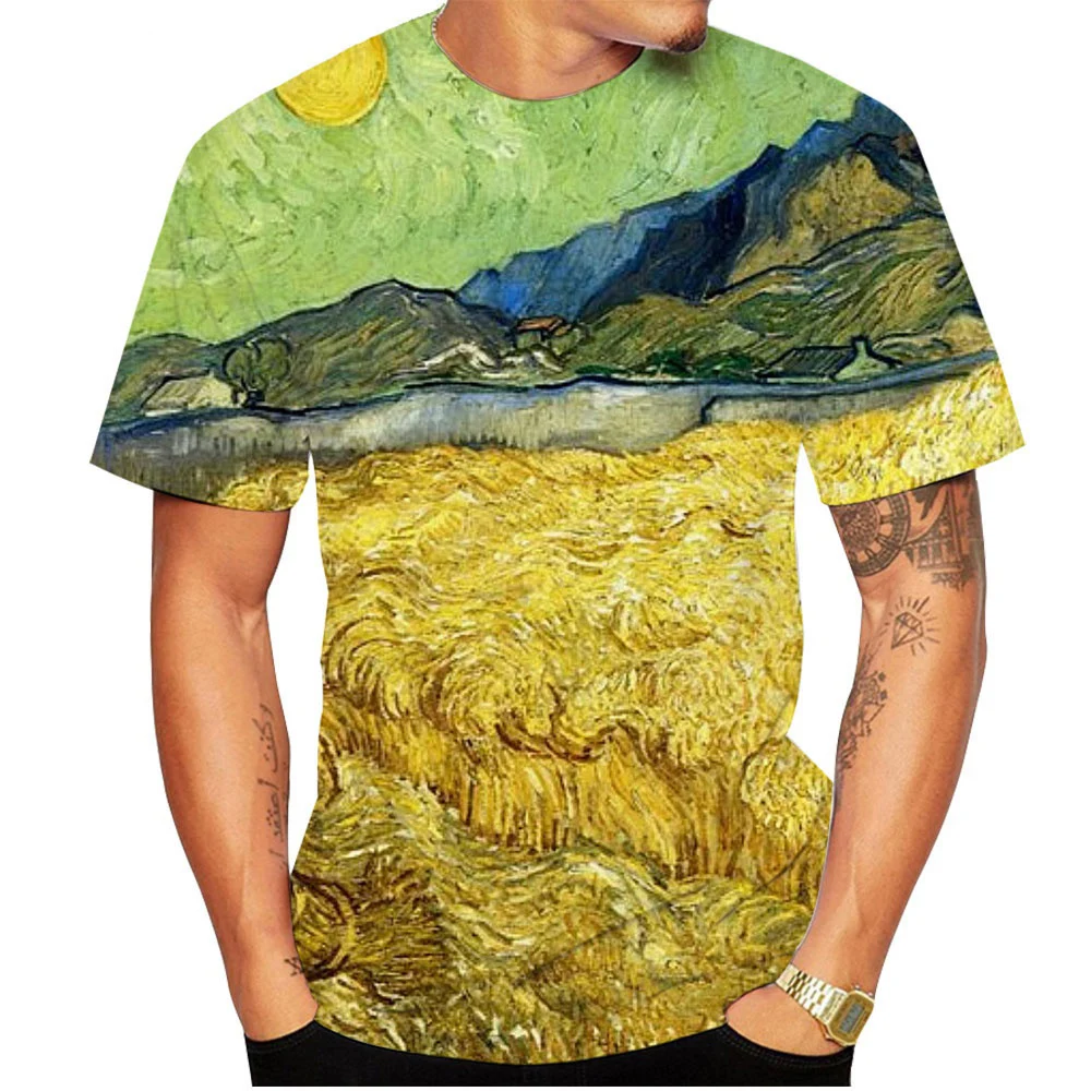 Floral 3D Print Short Sleeve T Shirt