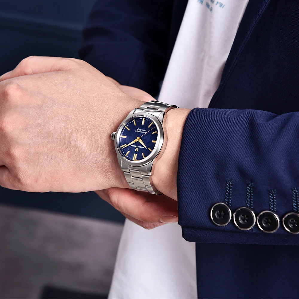 Pagani Design 1661 - Orologio Uomo Automatico 40mm Con Movimento Giapponese, Vetro Zaffiro E Impermeabile 10ATM - 4
