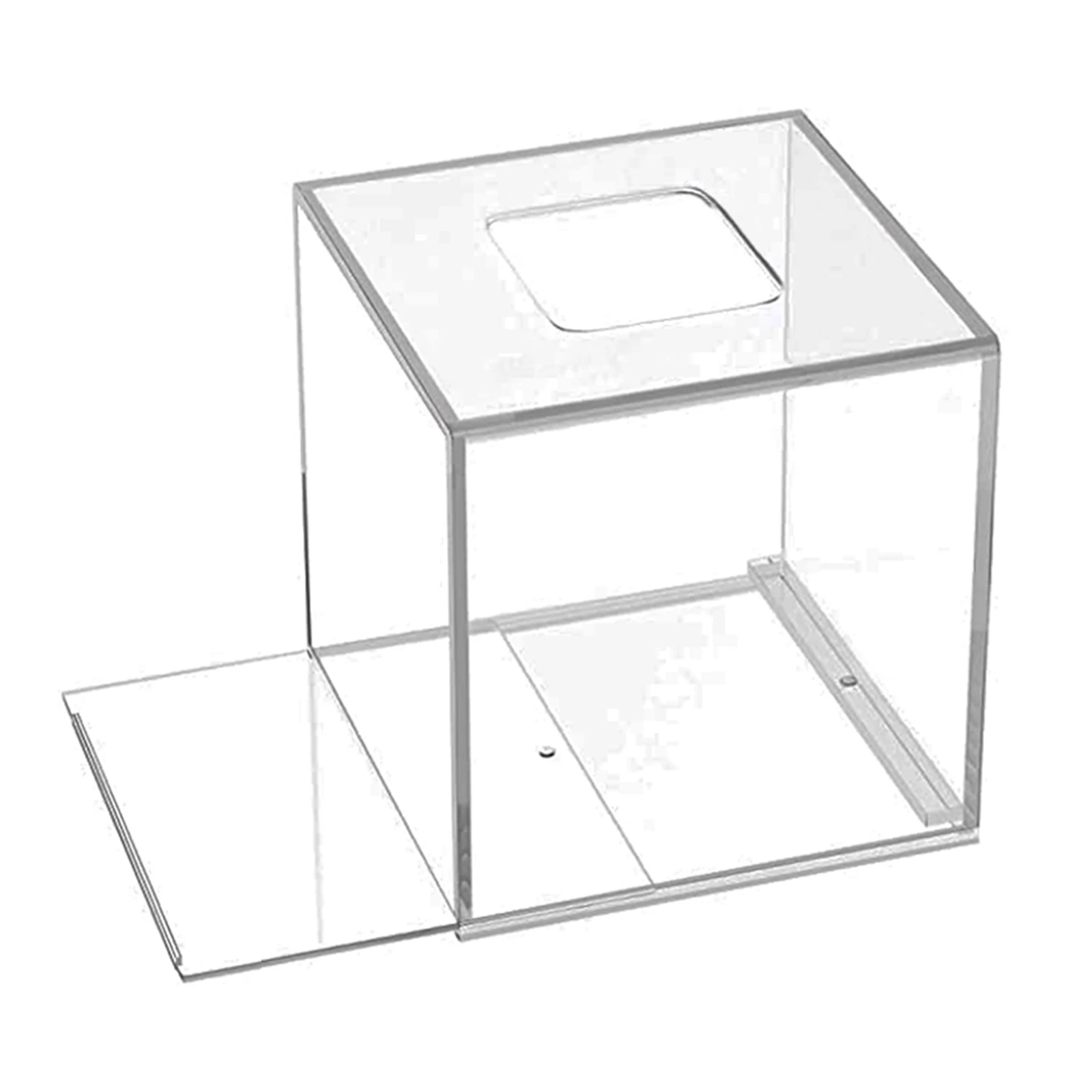 Acrylic Tissue Box Clear Tissue Holder Napkin Cover Hand Towel Dispenser Tissue Cover Rectangular for Home Bathroom Accessories 3