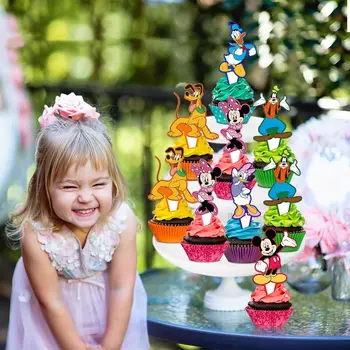 Minnie Mouse Cake Topper Set 5