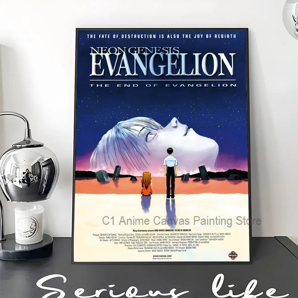 Neon Genesis Evangelion Anime Canvas Wall Art Decor