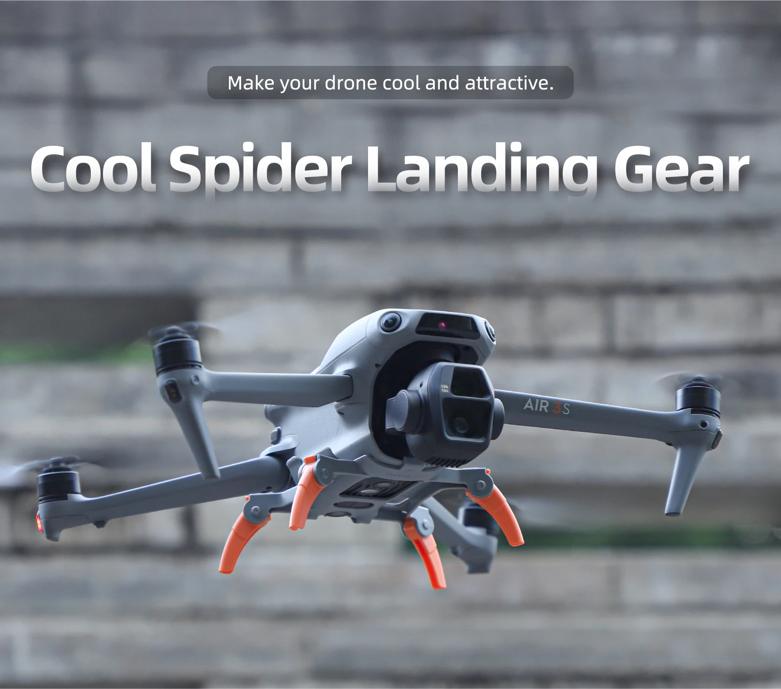 Description Picture 5 of itemAdjustable Booster Spider Kickstand Foldable Landing Gear For AIR 3S/AIR 3 Portable Drone Booster Kickstand Drone Accessories