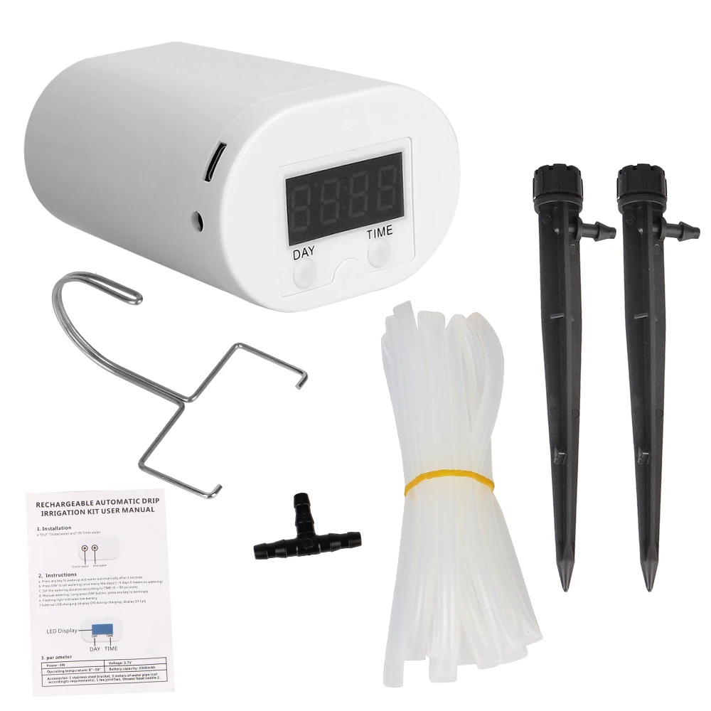 חיצוני פרח צמח בית ממטרה 8/4/2 ראש אוטומטי השקיה משאבת בקר בטפטוף השקיה מכשיר משאבת טיימר מערכת