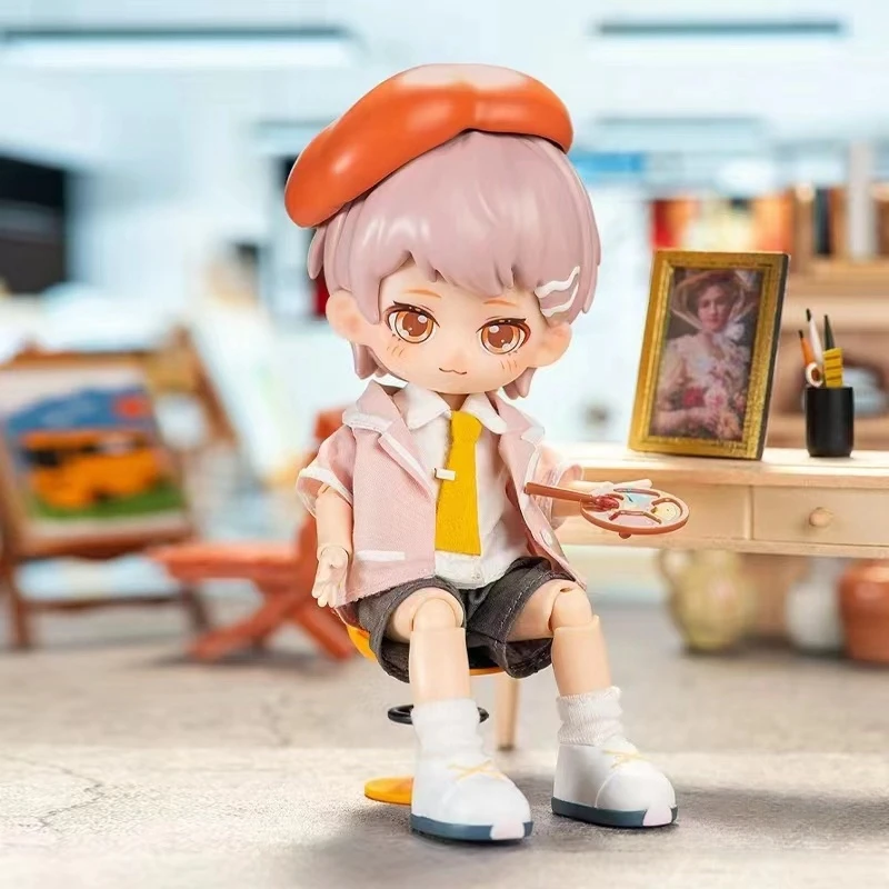 OB11 Surprise Doll Toys Students Series Movable Joint Doll 1/12 Points Bjd Anime Collectible Ornament Gifts For  Girl 3