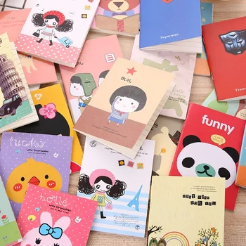 Mini taccuino portatile di cancelleria per notebook portatile all'ingrosso da 30 pezzi piccolo libro carino con libro tascabile
