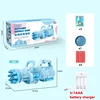 Bubble Gun Electric Soap Foam Machine 69 Holes Bubbles Magic Machine Portable Outdoor Party Toy LED Light Blower Toys Kid Gifts 3