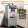 Commercial Ice Cream Maker 30-40L/H Yield 1800W-3600W Countertop Soft Serve Machine Frozen Yogurt Maker for Restaurant Snack Bar 2