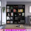 15-Tier Bookcase Space Saving Storage Bedroom Living Room Home Office Kitchen Garage 1
