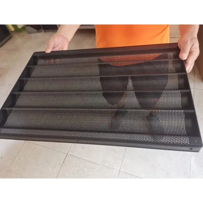 

2022 non stick aluminum French bread baking tray baking tray