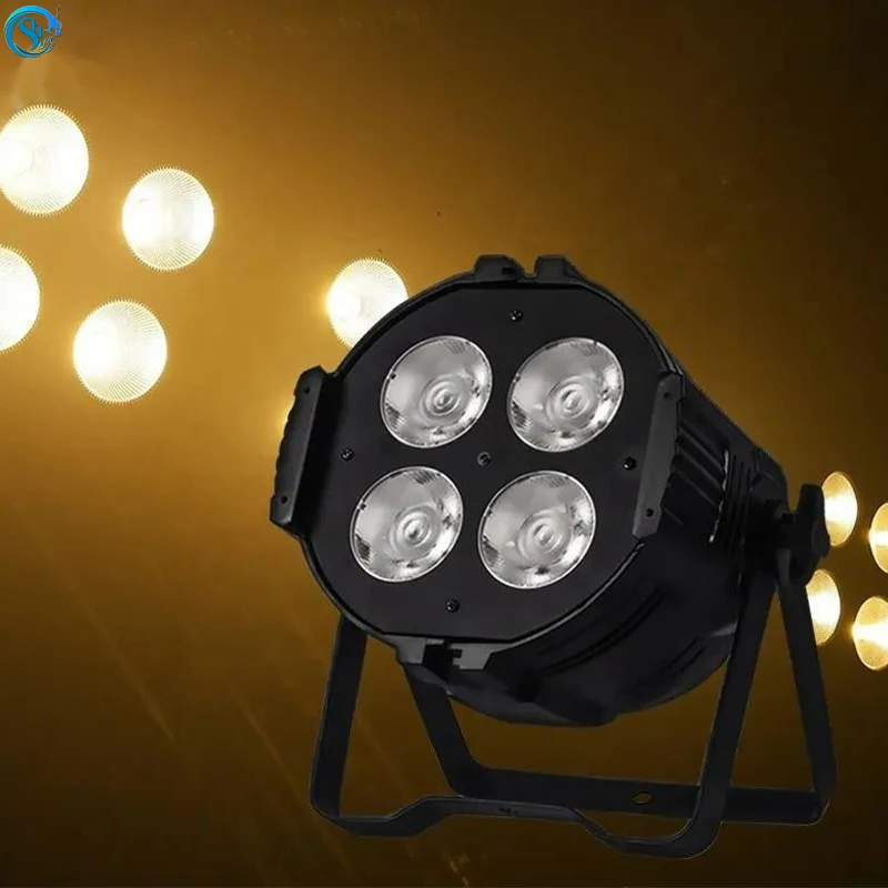 Profession Round Surface Cob downlight LED 4x50W Par Stage Light By DMX Control for Party Stadium Theater Wedding