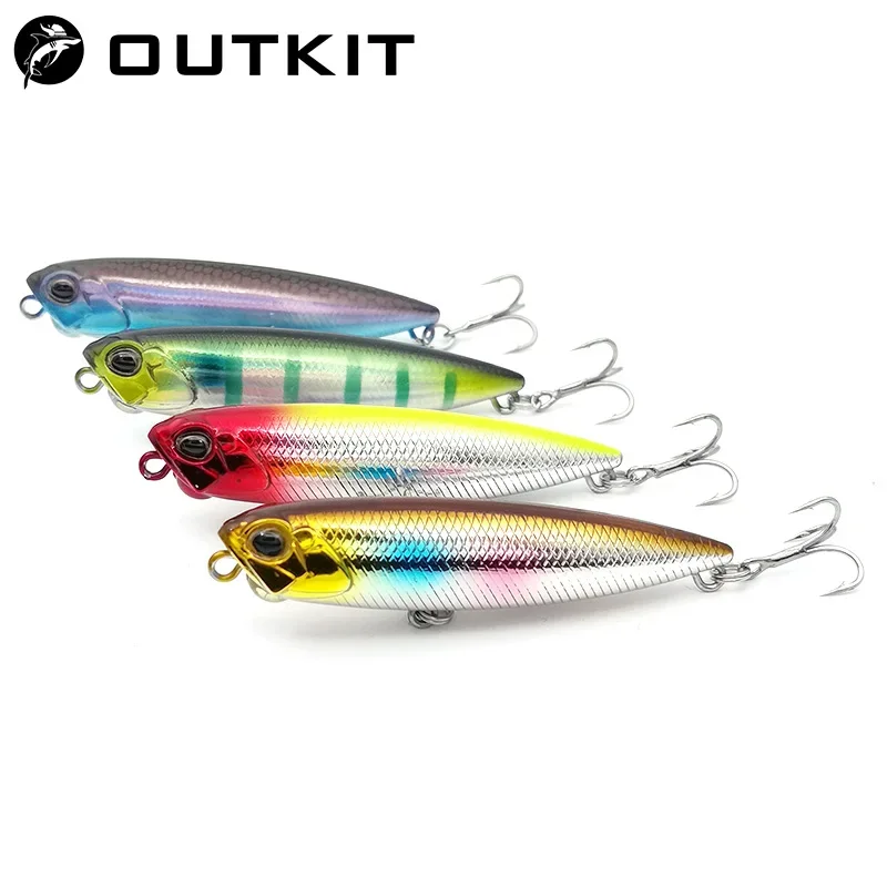 Floating Pencil Fishing Lure Top Water Dogs Hard Lures Baits Wobbler Artificial Hard Bait Fishing Tackle Pesca 1PCS 6.5cm 5.8g fishing lure