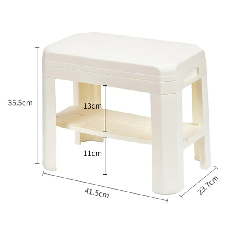 Shoe Changing Storage Stool Detachable Plastic Stools Minimalist Detachable Shoe Changing Bench Portable Sitting Chair Household