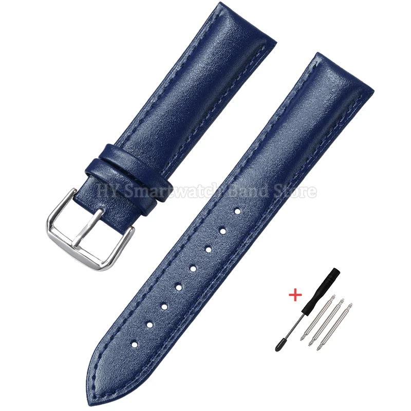 Universal Waterproof Leather Watch Strap – Elegant Wristband