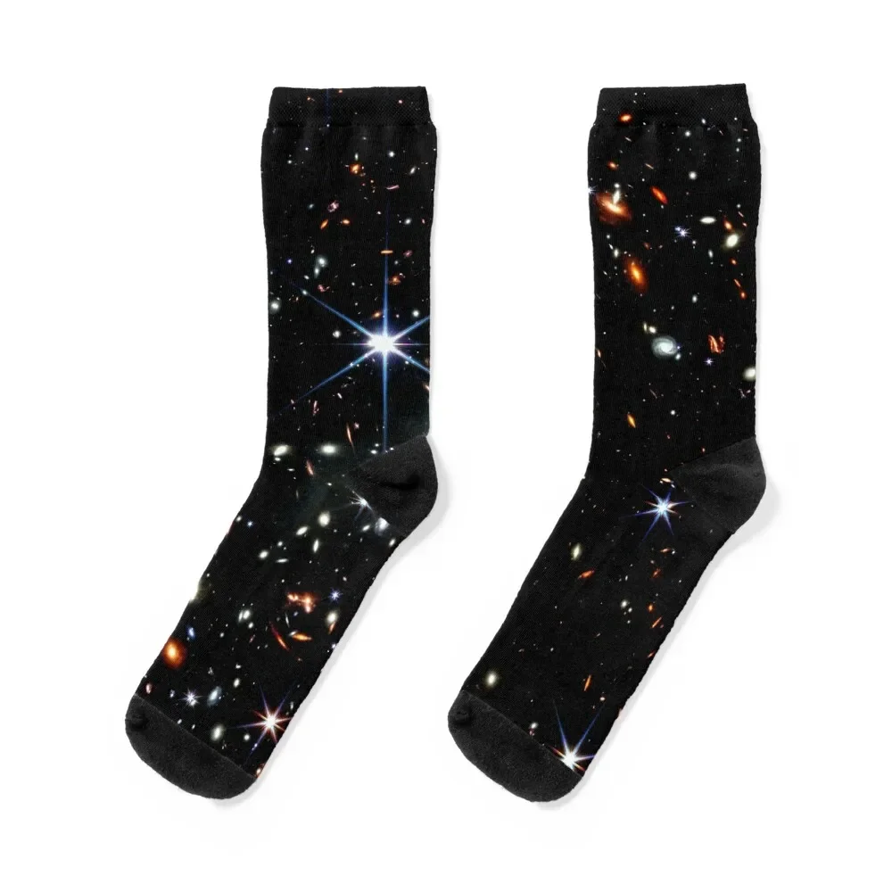 James Webb First Image Deep Field Space Socks Toe sports compression Socks Women Men's