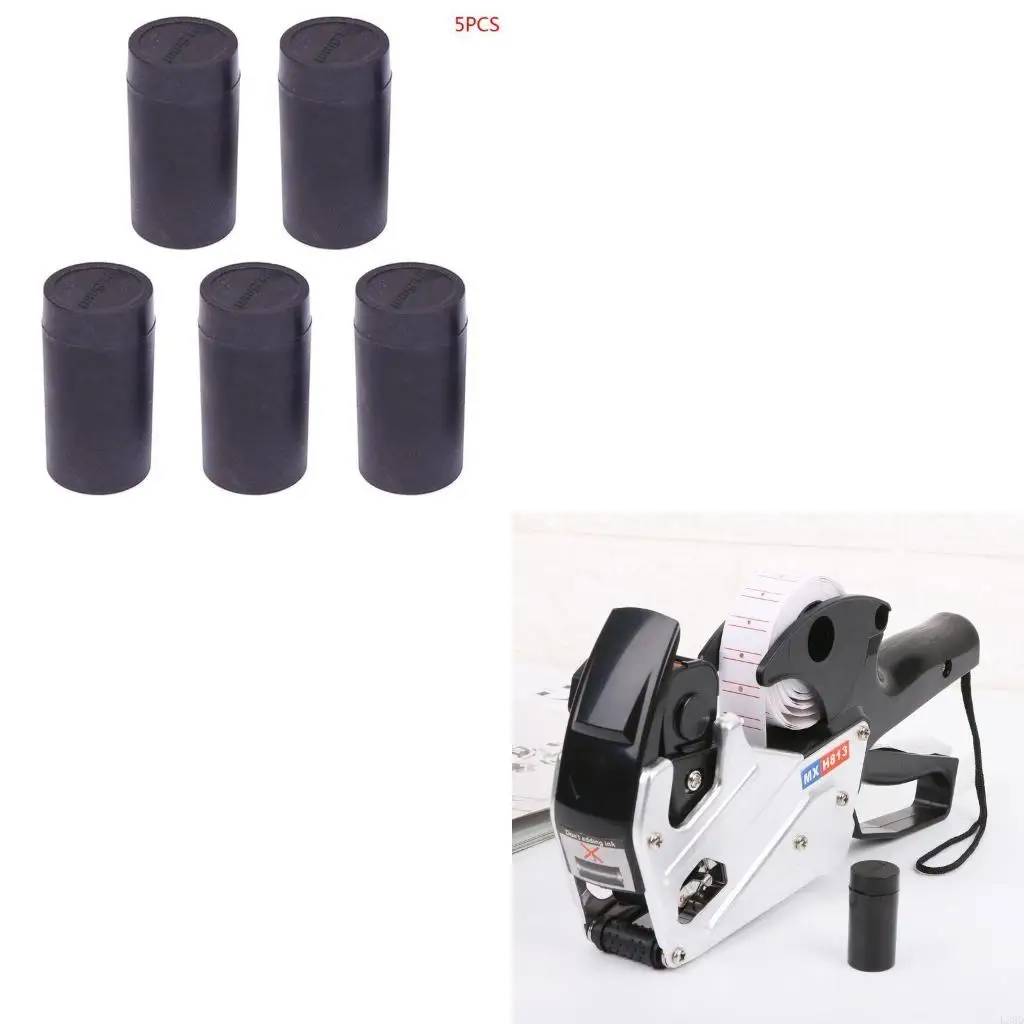 5PCS 범용 가격 라벨 태그 메이커 Labeller MX-H813 코딩 머신 잉크 휠 롤러