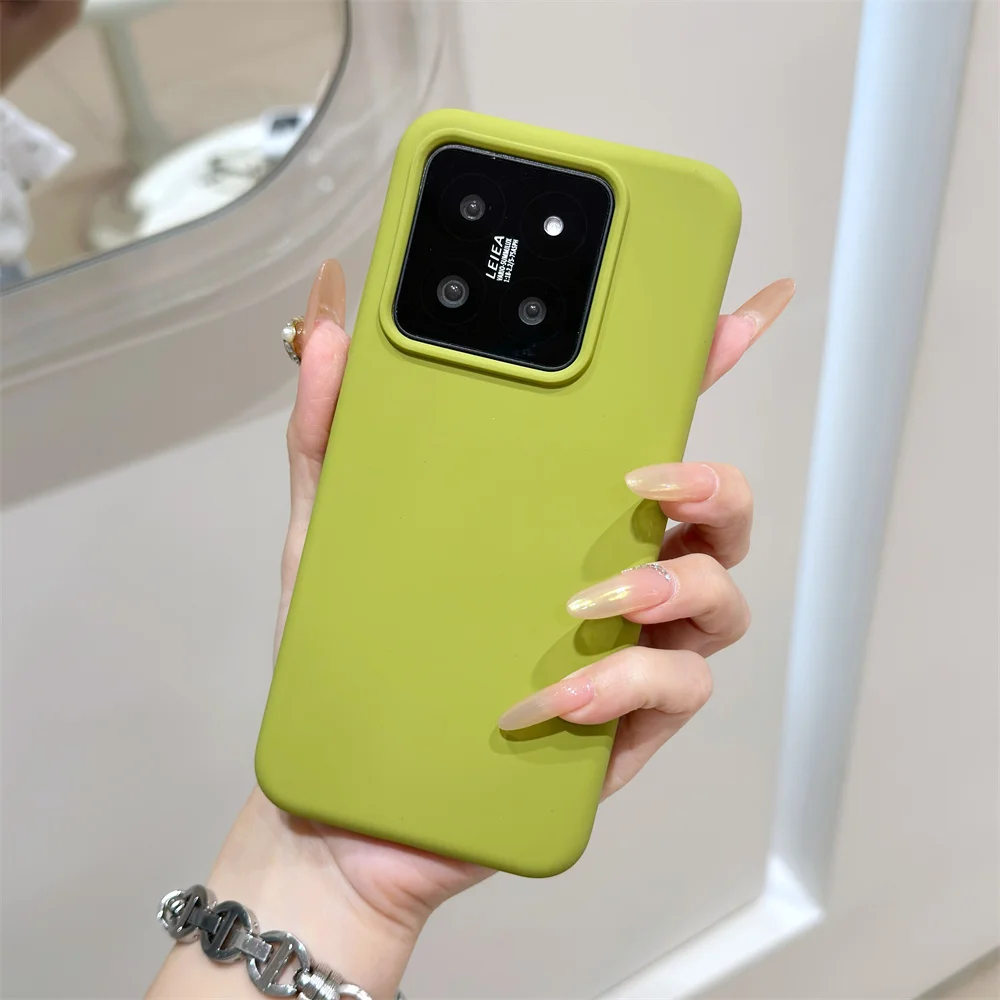 Premium Liquid Silicone Candy Bumper Phone Case - Ultra Matte Soft Back Cover