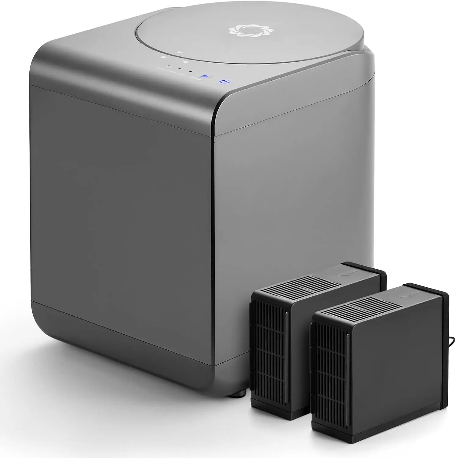 

Electric Kitchen Composter, 2.5L Capacity with SHARKSDEN Tri-Blade, Turn Food Waste and Scraps into Dry Compost Fertilizer