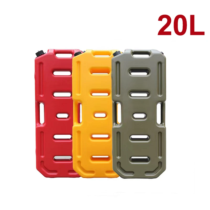 20L Litre Petrol Jerry Cans Plastic Motorcycle Gasoline Fuel Tank Mount Lock 5 Gallon Gas Can Petrol Jerrycan Jerrican Container