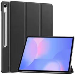 Enhanced Smart Case with Auto Sleep and Folding Stand for S10 FE Plus SM-X620 (Black)