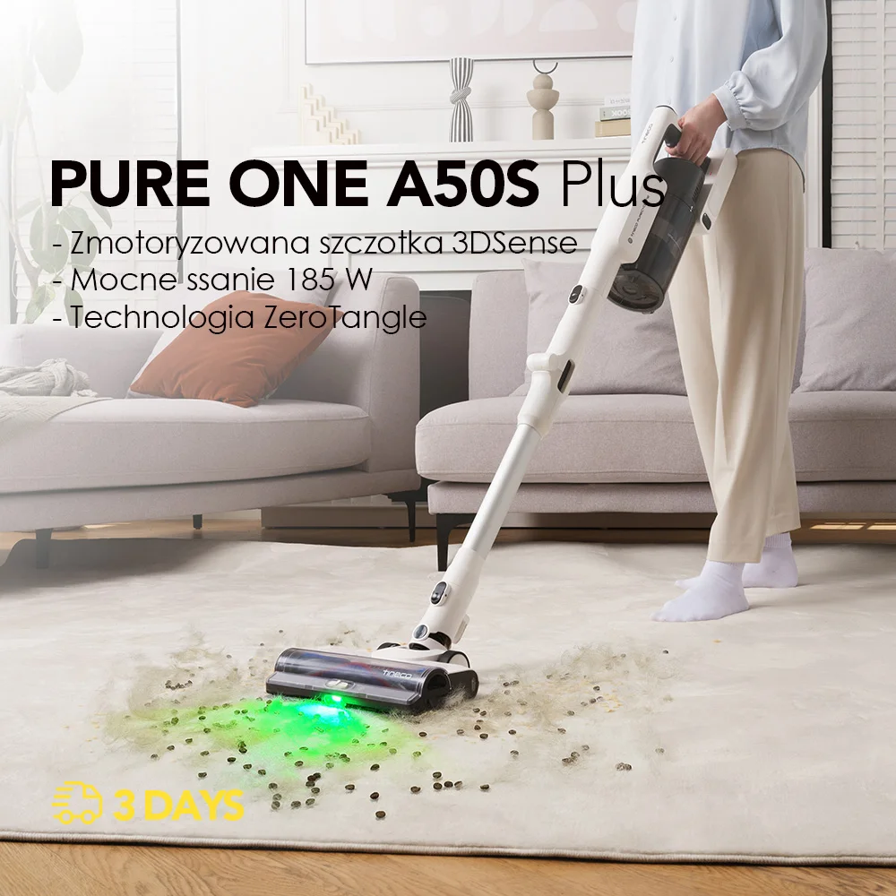Tineco Pure ONE A50S Bezprzewodowy Odkurzacz Akumulatorowy z EU za $259.21 / ~948zł