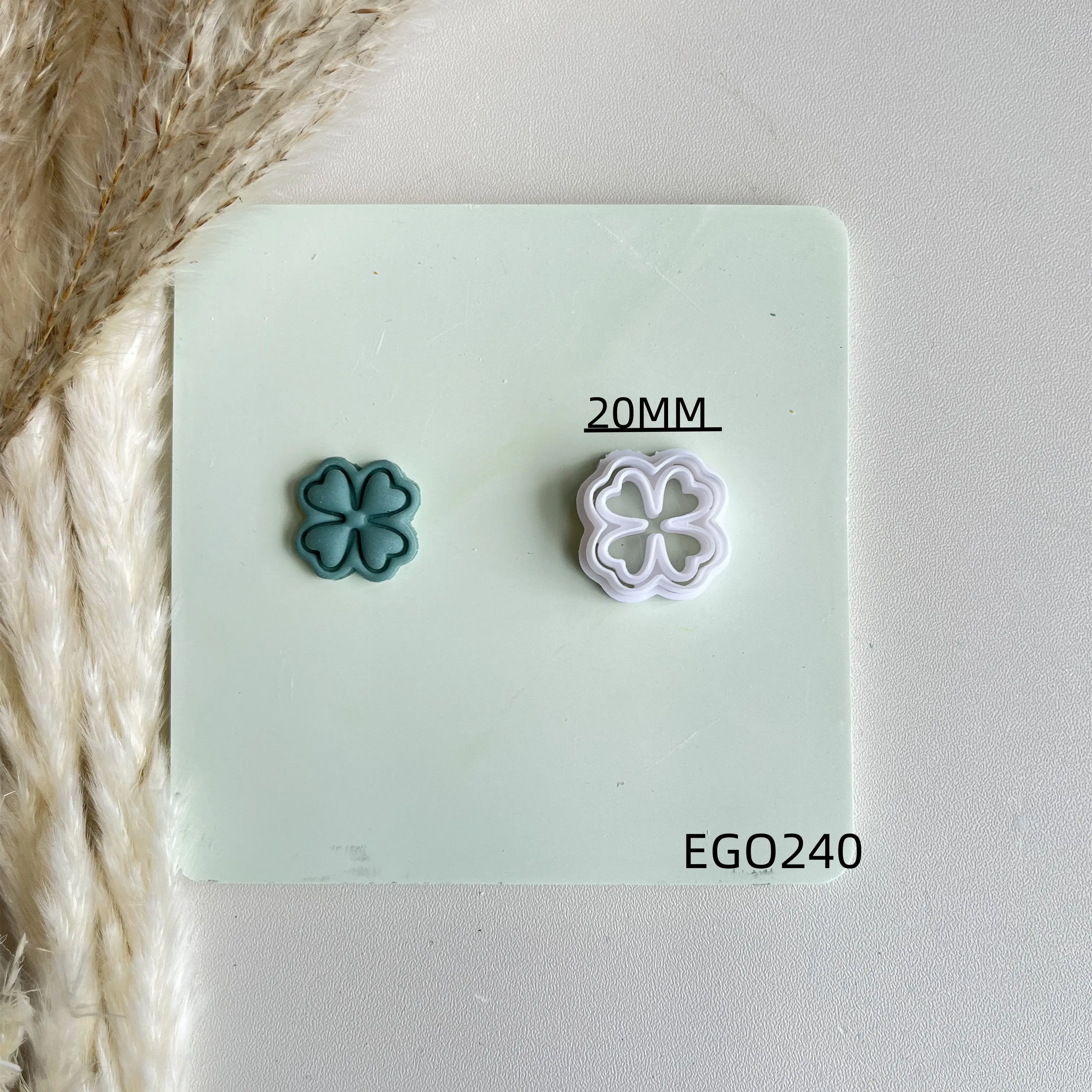 Description Picture 2 of itemTropical GreeneryVegetation/Plants/Greenery/Polymer/Clay Clay Cutter Blade Shape, Clay Embossing, Mold, Earrings, Jewelry Making