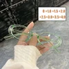Luxury Brand Designer Oval Frame Glasses Retro Anti Blue Light Ladies Reading Eyewear Finished Farsighted Eyeglasses Diopter 1
