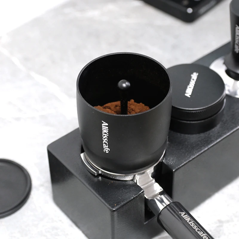 موزع قهوة اسبريسو احترافي 58 مم - أداة توزيع وتجان...