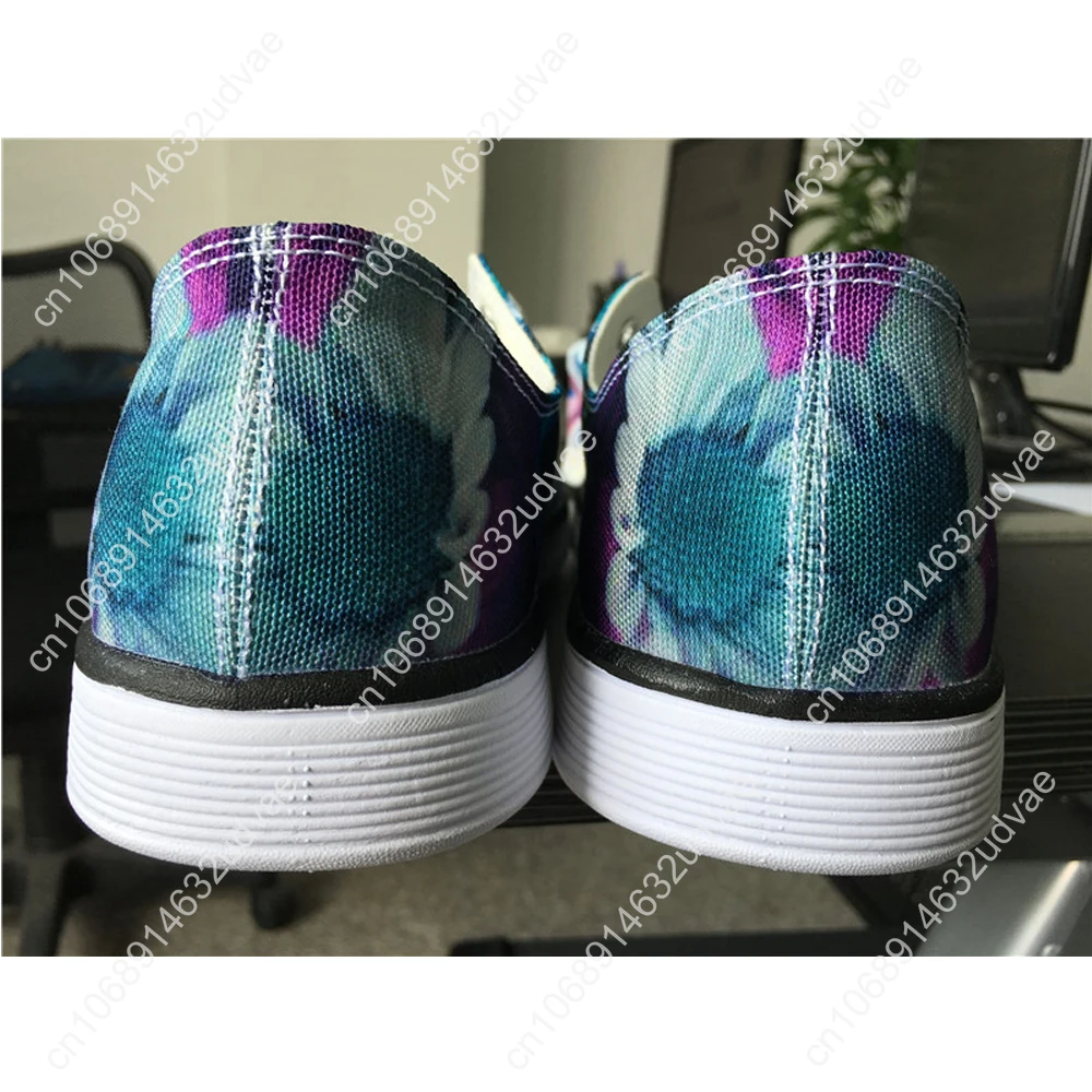 Customized Images Logo Women Fashion Canvas Shoes Ladies Low Top Lace-up Vulcanized Shoes Flats Female Dropshipping