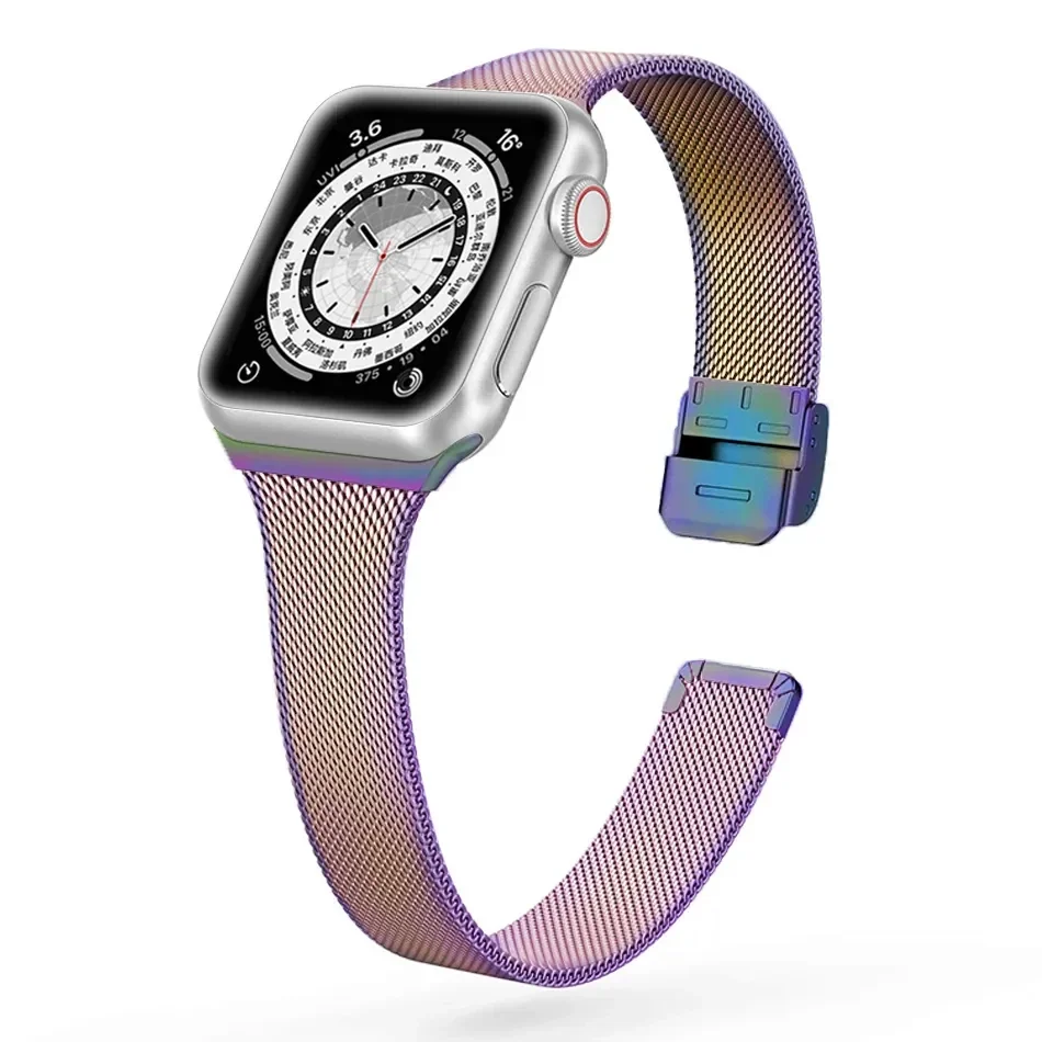 Elegant Milanese Loop Watch Band - Slim Stainless Steel Bracelet