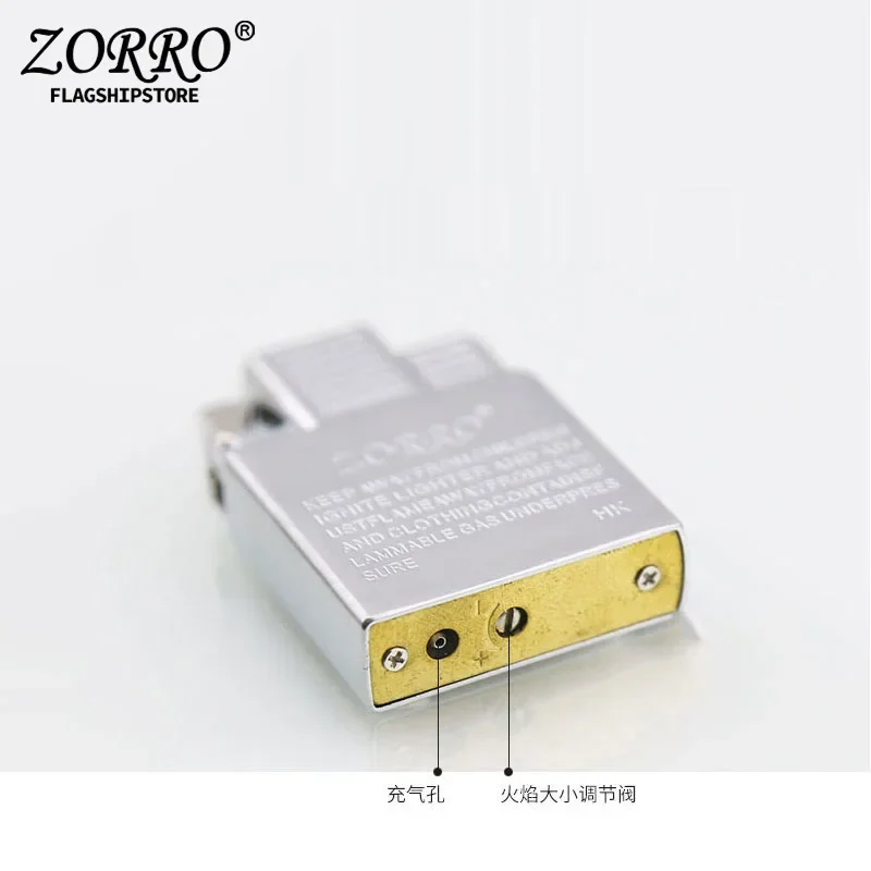 ZORRO dual fire torch insert lighter gas jet windproof flint gasoline oil inflatable butane kerosene liner DIY tool