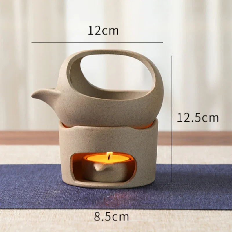 Retro Ceramic Tea Oven Home Tea Roasting Awakening Candle Heating Oven